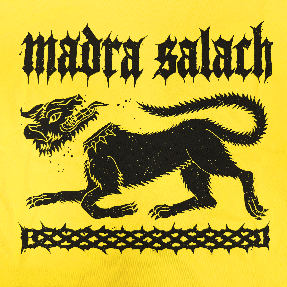Madra Salach - Madra Salach Yellow Ringer T Shirt