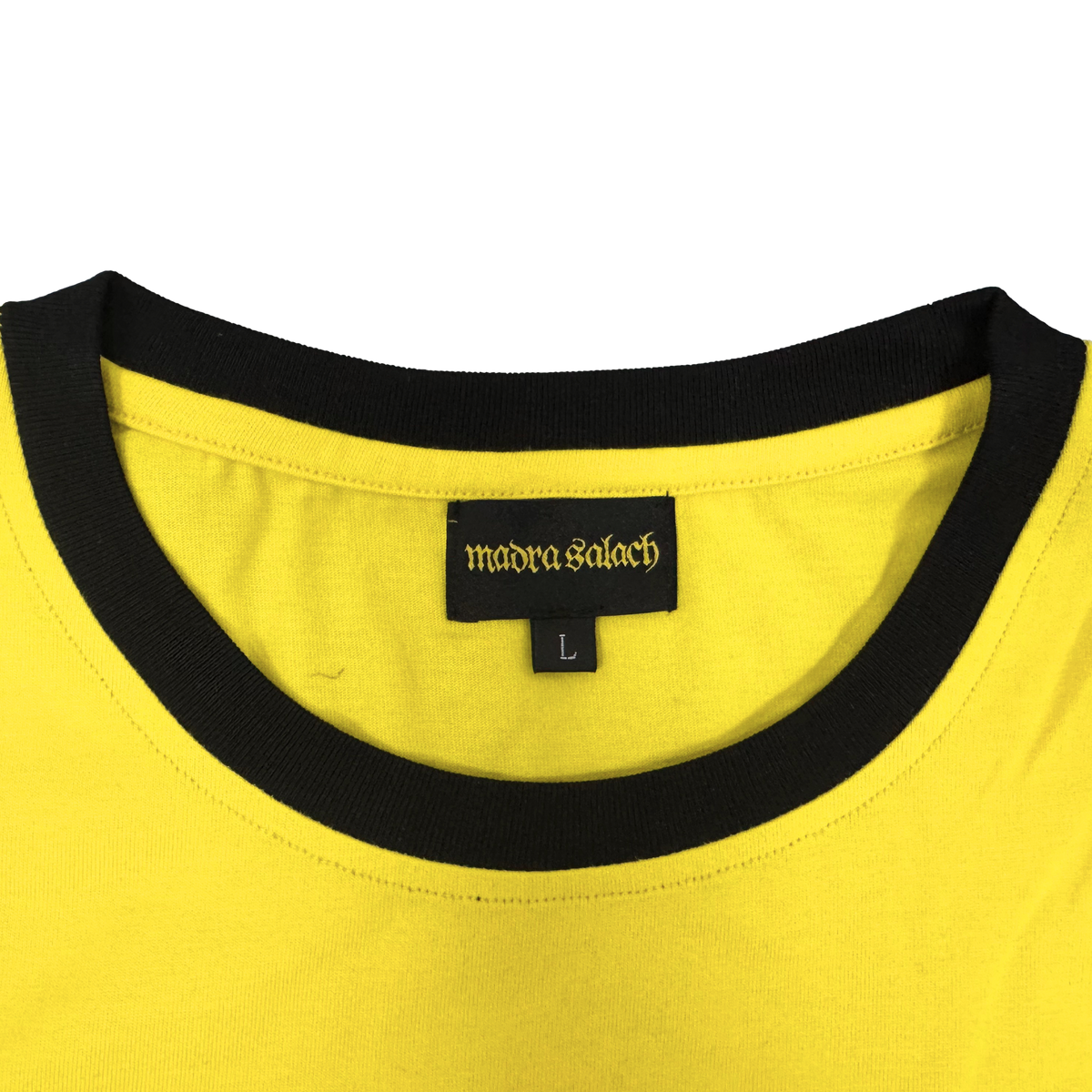 Madra Salach - Madra Salach Yellow Ringer T Shirt