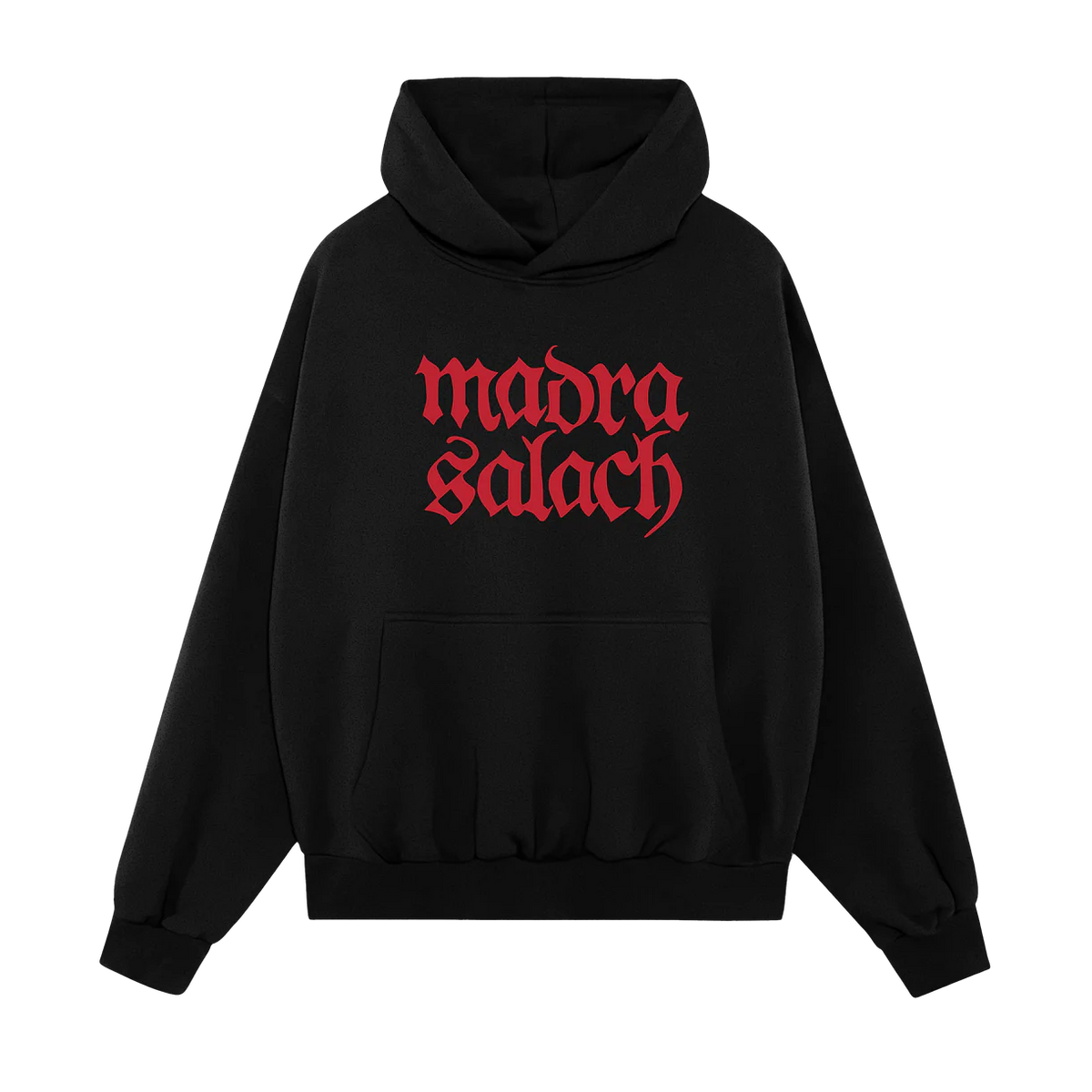 Madra Salach - Black & Red Logo Hoodie
