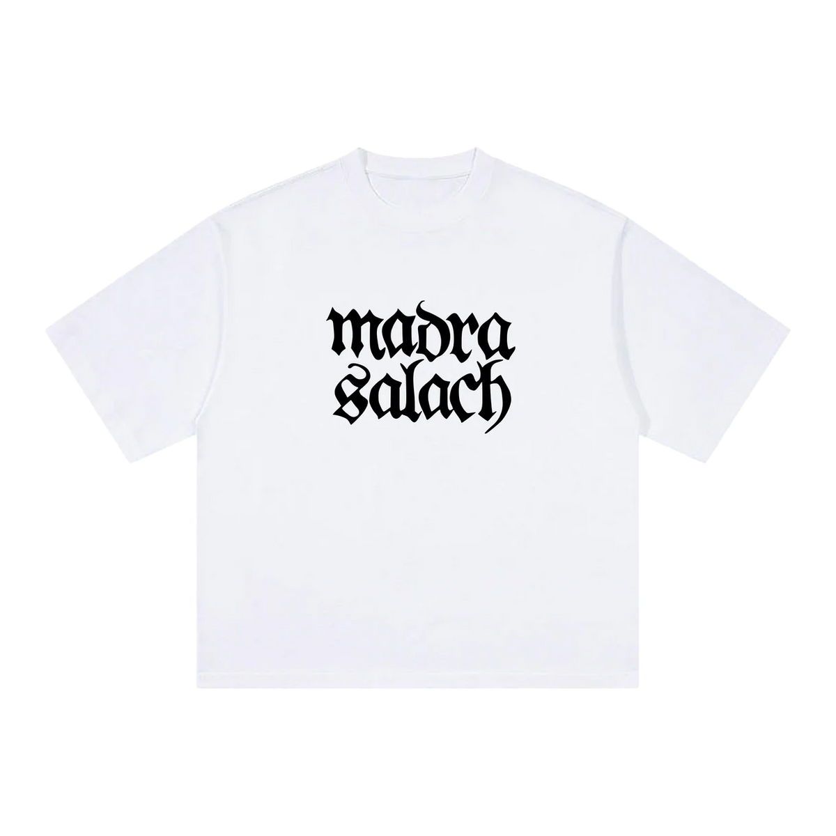 Madra Salach - White & Black Logo T-Shirt
